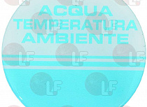 STICKER "ROOM TEMP. WATER"