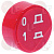 ROUND RED KEY 0-1