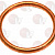 ROUND COPPER GASKET ? 21x17x2 ��