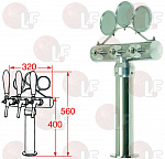 DISPENSING TOWER ARCO 3 WAYS DISPENSING TOWER ARCO 3 WAYS