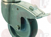SWIVELING WHEEL WITH BRAKE