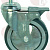 AXLE SWIVELLING WHEEL WITH BRAKE