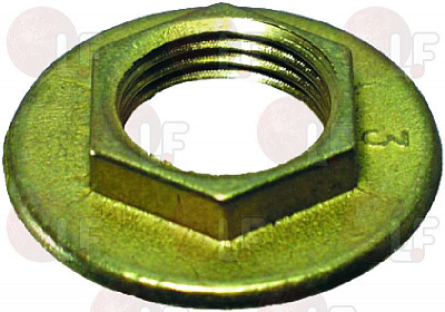 FLAT BRASS LOCK NUT 1/2"