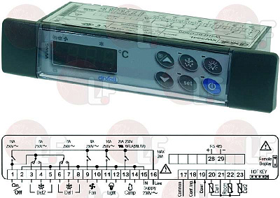 CONTROLLER XW264L 230V NTC
