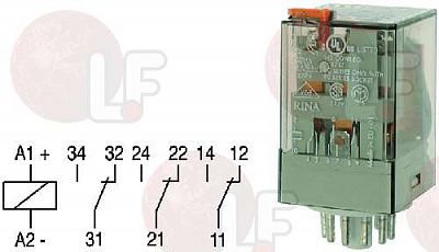 RELAY 60.13.8.230.0040 10A 250V 50/60Hz