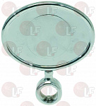OVAL HORIZONTAL CHROMEPL. BADGE HOLDER