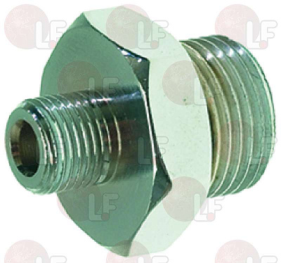 ������  3/8"M-1/8"M NICKEL-PLATED