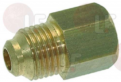 STRAIGHT COUPLING 1/4"sae x 5/16"sae MF