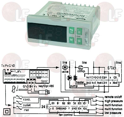 CHILLER CONTROLLER 24V ac MCH2000000