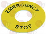 SELF-STICK LABEL ��� EMERGENCY PUSH-BUT