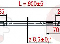 SHEATHED HEAT.ELEM. RSV-060 200W 230V