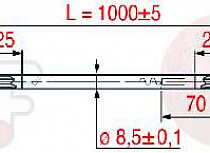 SHEATHED HEAT.ELEM. RSV-100 350W 230V
