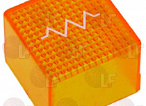 ORANGE CAP WITH ��� SYMBOL