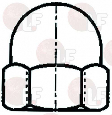 S/STEEL EXAGONAL BLIND NUT M4-200PCS