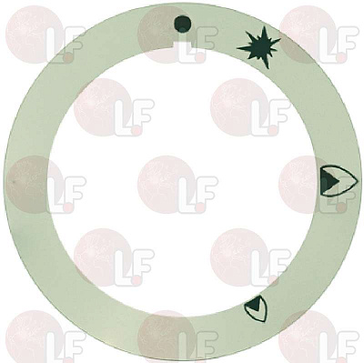SELF-STICKING DISK WITH PILOT SYMBOL