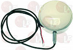 ROUND BIFACIAL ILLUM. BADGE HOLDER W/LED