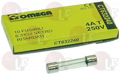 DELAY FUSE 6.3x32 - 10 PCS