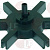 PLASTIC MIDDLE STAR