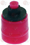 OUTLET REDUCER T&P 0.25L/min RED