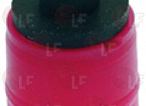 OUTLET REDUCER T&P 0.25L/min RED