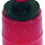 OUTLET REDUCER T&P 0.25L/min RED
