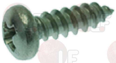 ST.STEEL SCREW M2.9x9.5 UNI6947 DIN7970