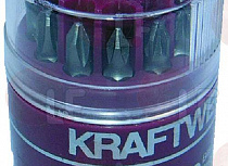 BOX W/11 SCREWDRIVER INSERT BITS