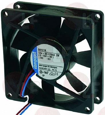 ����� ����������� 80x80x25 �� 12VDC 2W