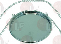 ROUND BADGE HOLDER WITH CHAIN