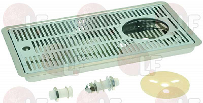 S/STEEL RECESSED DRIPTRAY 400x220 ��