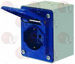 WALL SOCKET SCHUKO 16A 2P+E