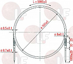 SHEATHED HEAT.ELEM. RSV-500 1900W 230V
