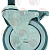 AXLE SWIVELLING WHEEL WITH BRAKE