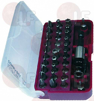 SET OF 32 SCREWDRIVER INSERT BITS