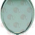 OVAL VERTICAL CHROMEPL. BADGE HOLDER
