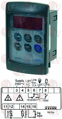 CONTROLLER XW20VS 230V NTC/PTC