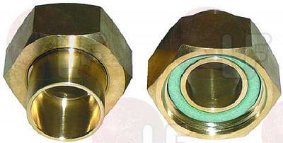 STRAIGHT COUPLING ? 1"- 2 PCS