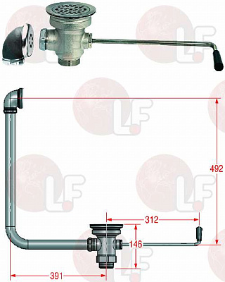 DRAIN ASSEMBLY ? 3-1/2"