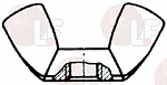 S/STEEL FINNED NUT M6 DIN 315 - 200 PCS S/STEEL FINNED NUT M6 DIN 315 - 200 PCS