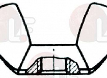 S/STEEL FINNED NUT M6 DIN 315 - 200 PCS