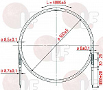 SHEATHED HEAT.ELEM. RSV-400 1500W 230V