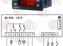 ��������� ID974 12Vac/dc 8/8/5A NTC/PTC
