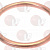 ROUND COPPER GASKET ? 26x21.4x2 ��