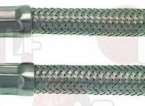 S/STEEL INLET HOSE ? 3/8"Fx1/2"M 330 ��