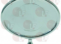 OVAL HORIZONTAL CHROMEPL. BADGE HOLDER