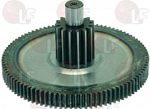 GEARWHEEL AND INTERM. PINION