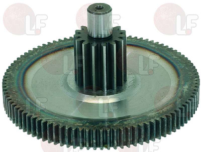 GEARWHEEL AND INTERM. PINION