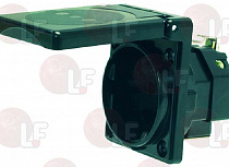 SCHUKO SOCKET WITH LID