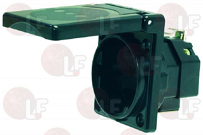 SCHUKO SOCKET WITH LID