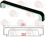 ДВЕРНАЯ РУКОЯТКА СО ВСТАВКОЙ 5210-25 ДВЕРНАЯ РУКОЯТКА СО ВСТАВКОЙ 5210-25